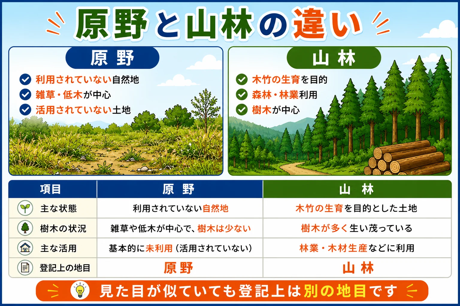 原野は売れる?売却・処分方法をわかりやすく解説