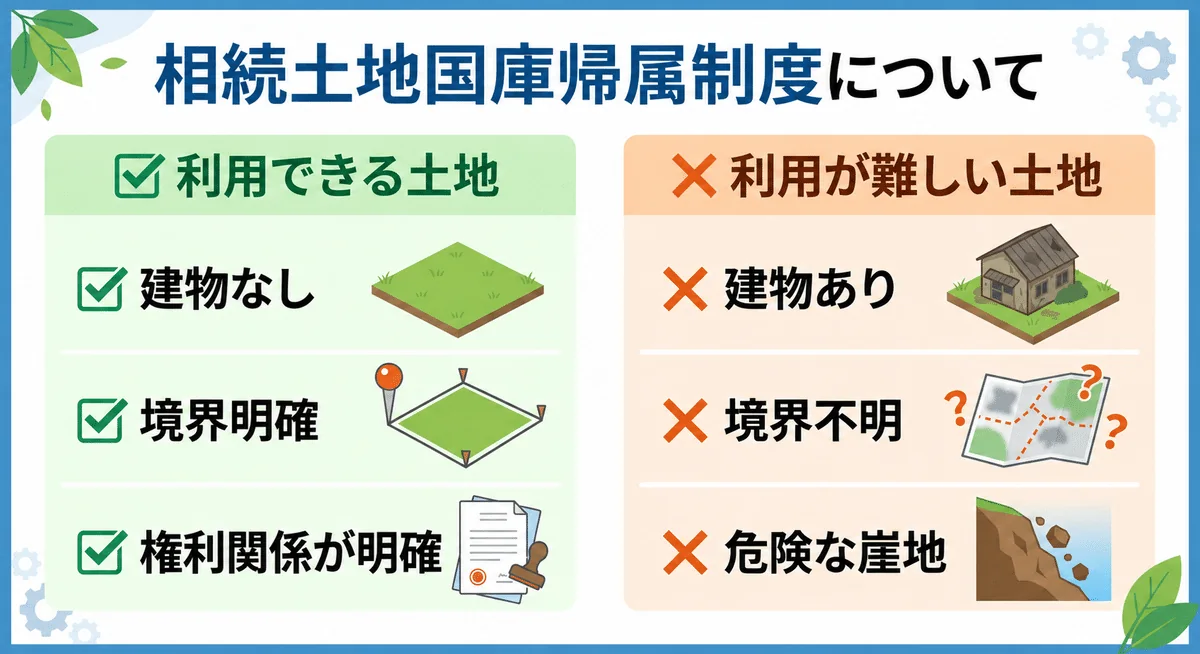 相続土地国庫帰属制度の利用条件