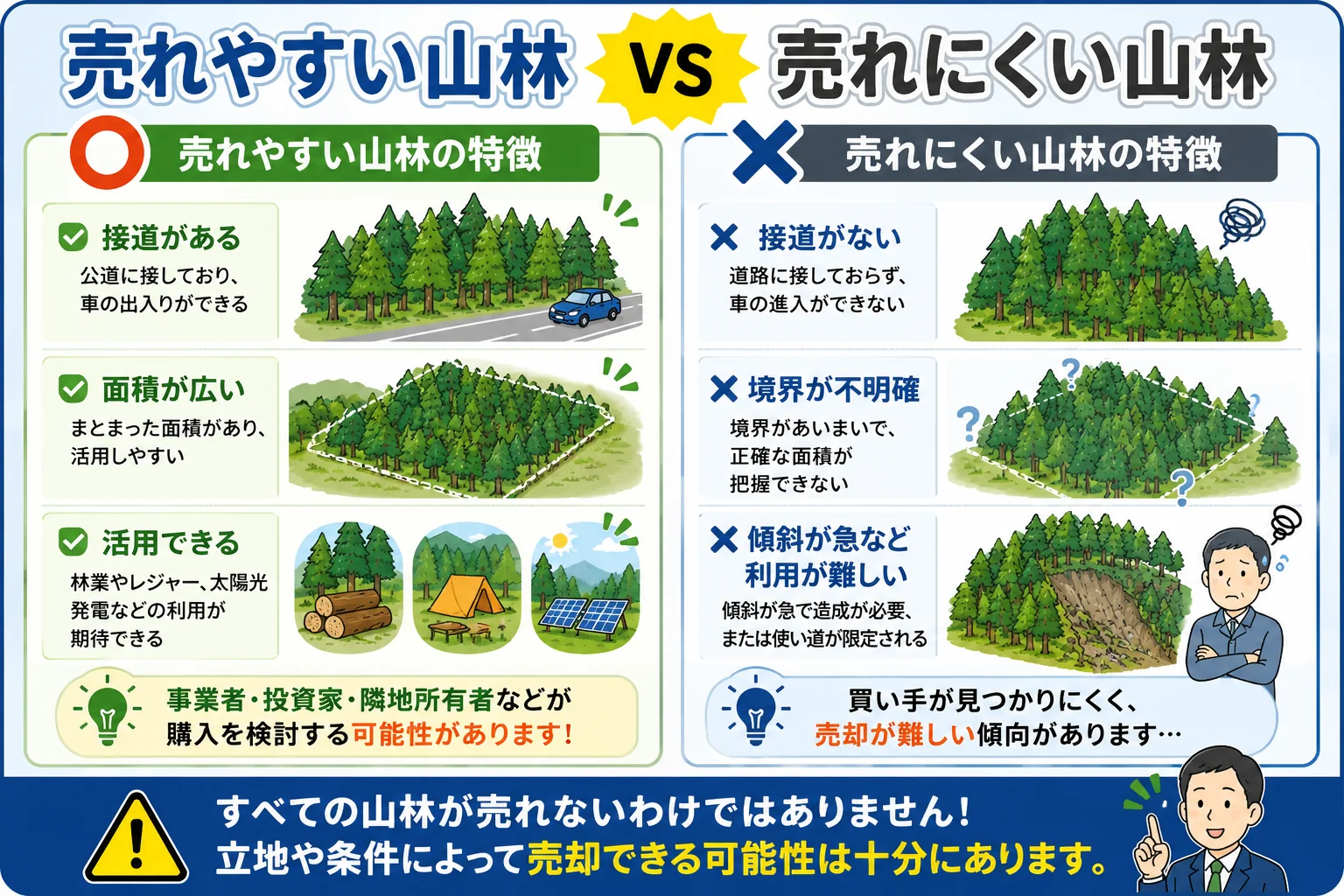 相続した山林はどうする?売却・処分方法をわかりやすく解説